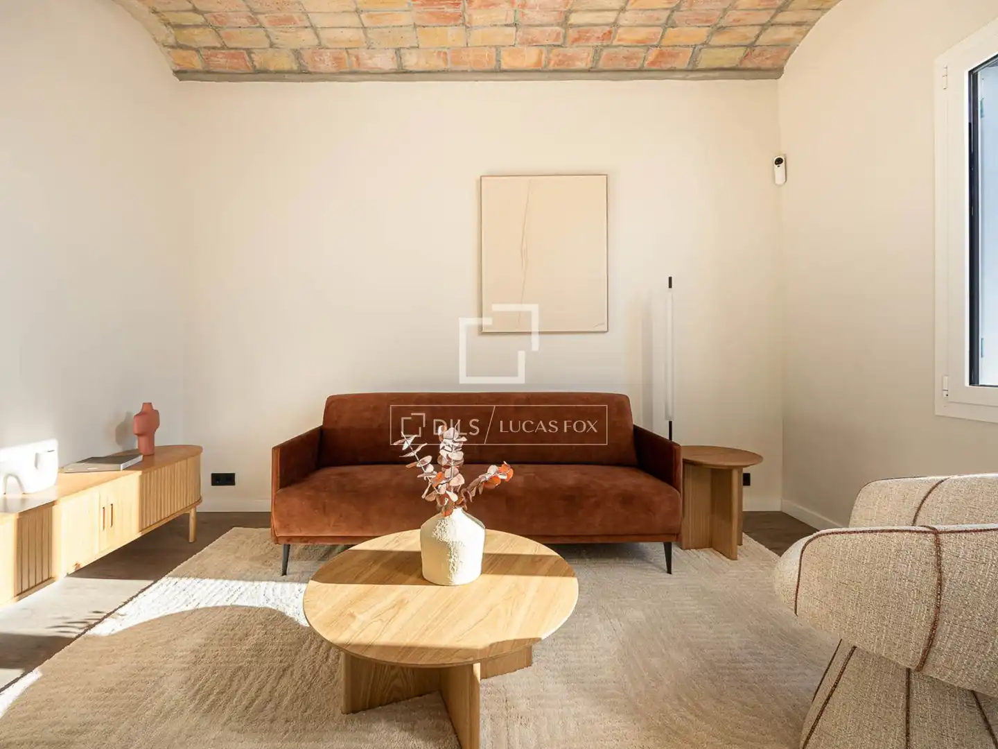 Sala d'estar de Pis en venda en Barcelona amb Aire condicionat, Calefacció i Terrassa