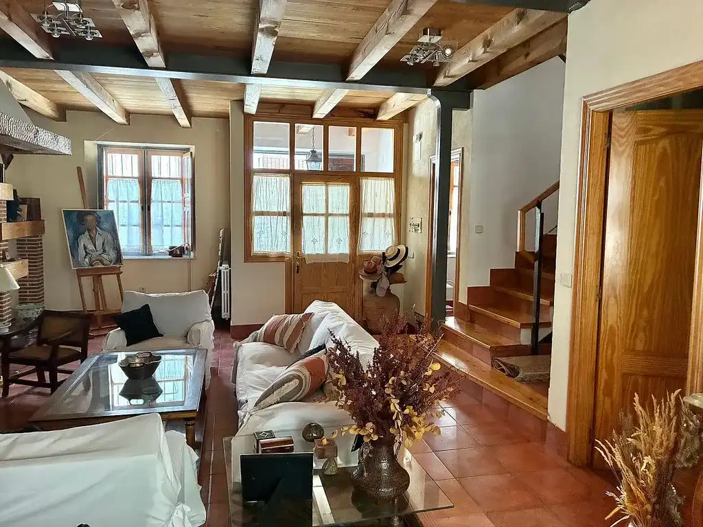 Sala de estar de Casa o chalet en venta en El Barco de Ávila  con Calefacción, Jardín privado y Terraza