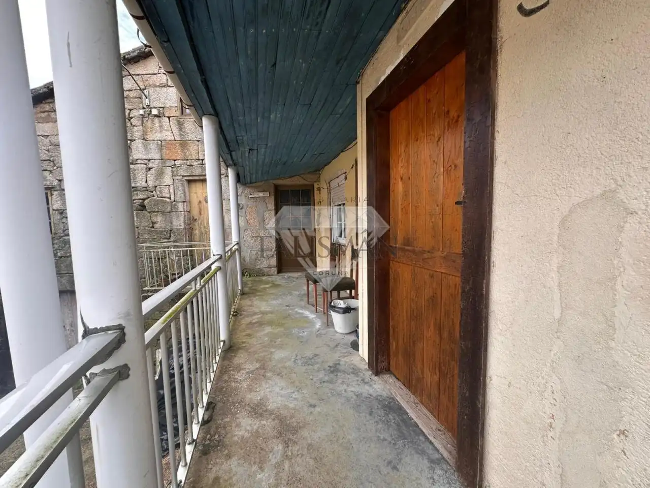 Terraza de Casa o chalet en venta en A Lama   con Jardín privado, Trastero y Amueblado