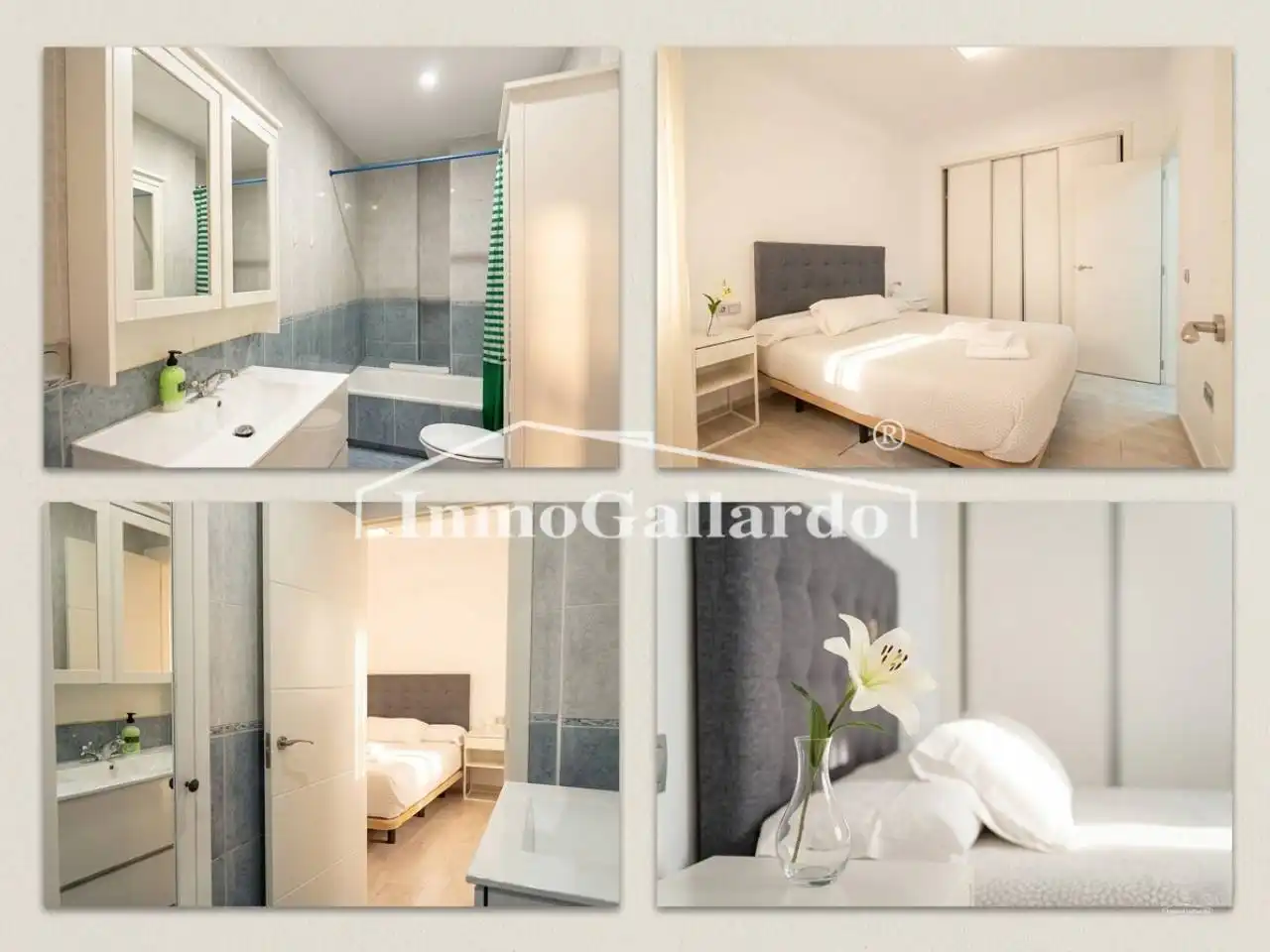 Bedroom of Flat for sale in Málaga  with Air Conditioner and Furnished
