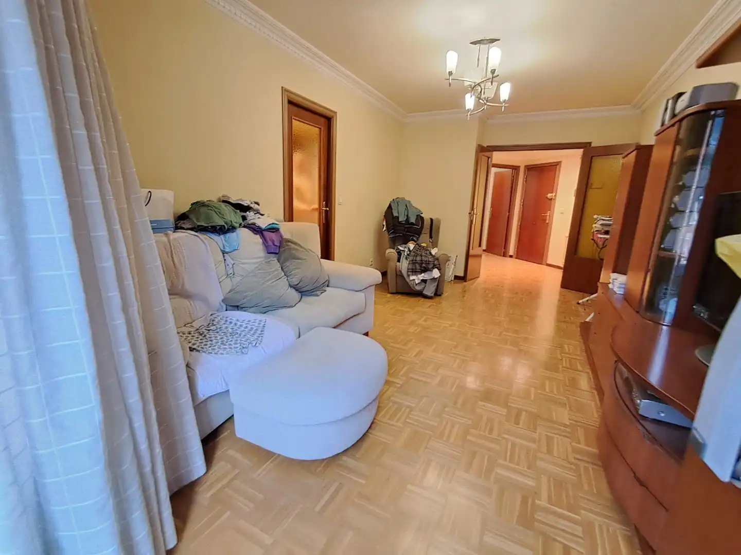 Wohnzimmer von Wohnung zum Verkauf in Valle de Trápaga-Trapagaran mit Heizung, Abstellraum und Möbliert