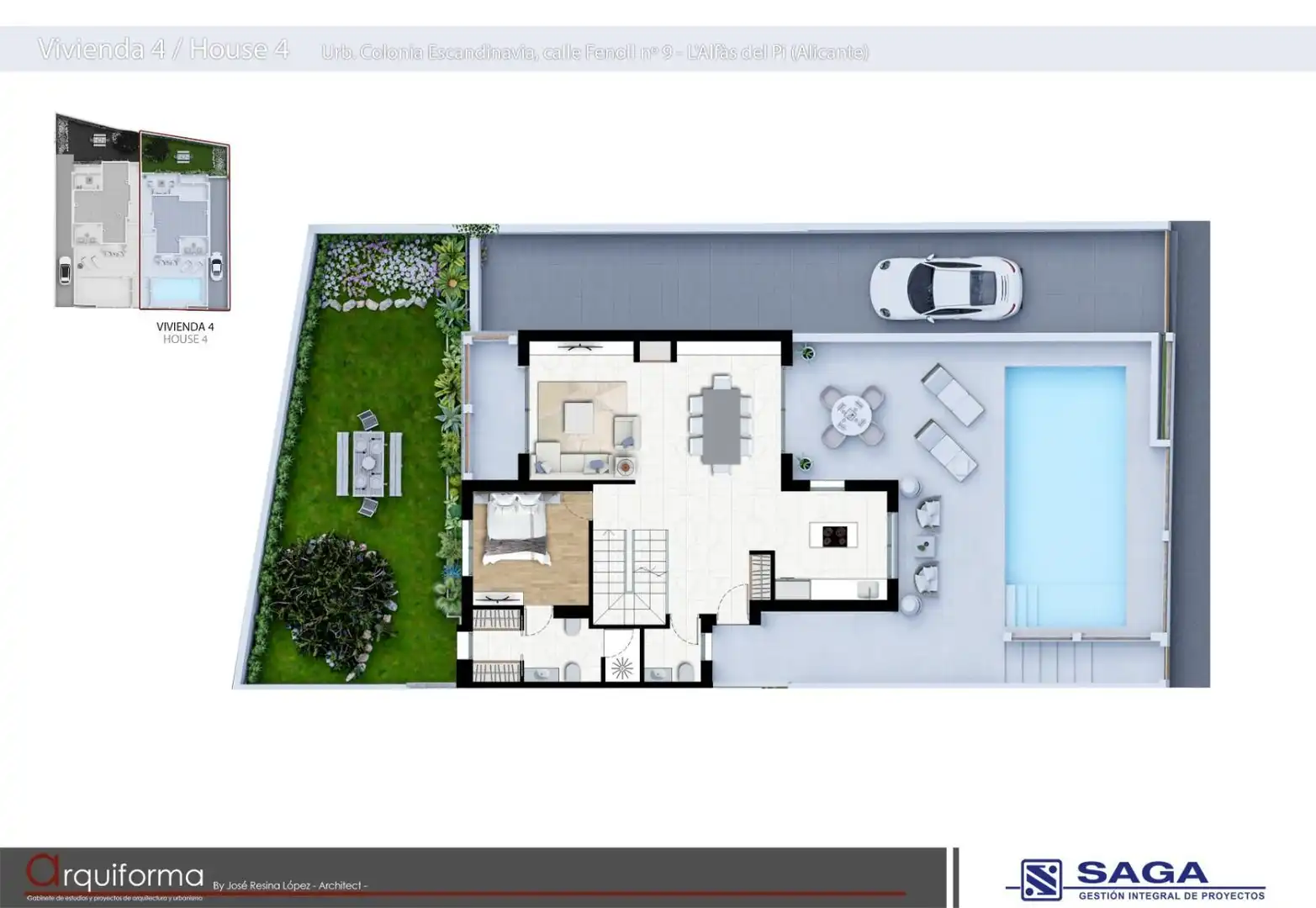 Maison mitoyenne avec piscine à vendre à Escandinavia - Cautivador, imagen 14