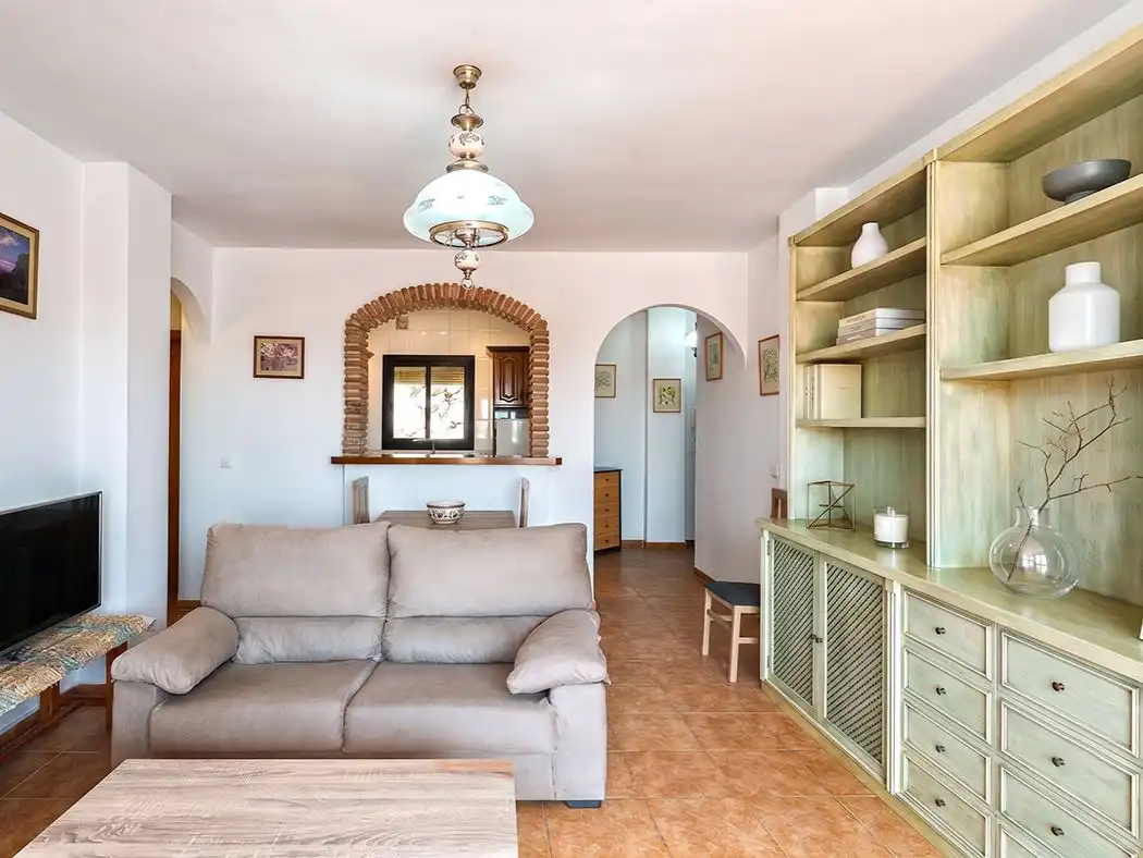 Sala d'estar de Pis de lloguer en Frigiliana, Málaga