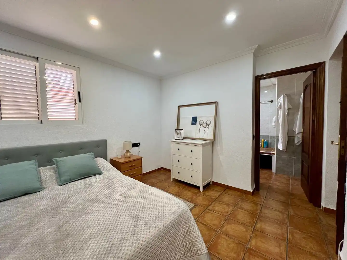 Dormitori de Casa o xalet de lloguer en La Nucia amb Jardí privat, Terrassa i Piscina