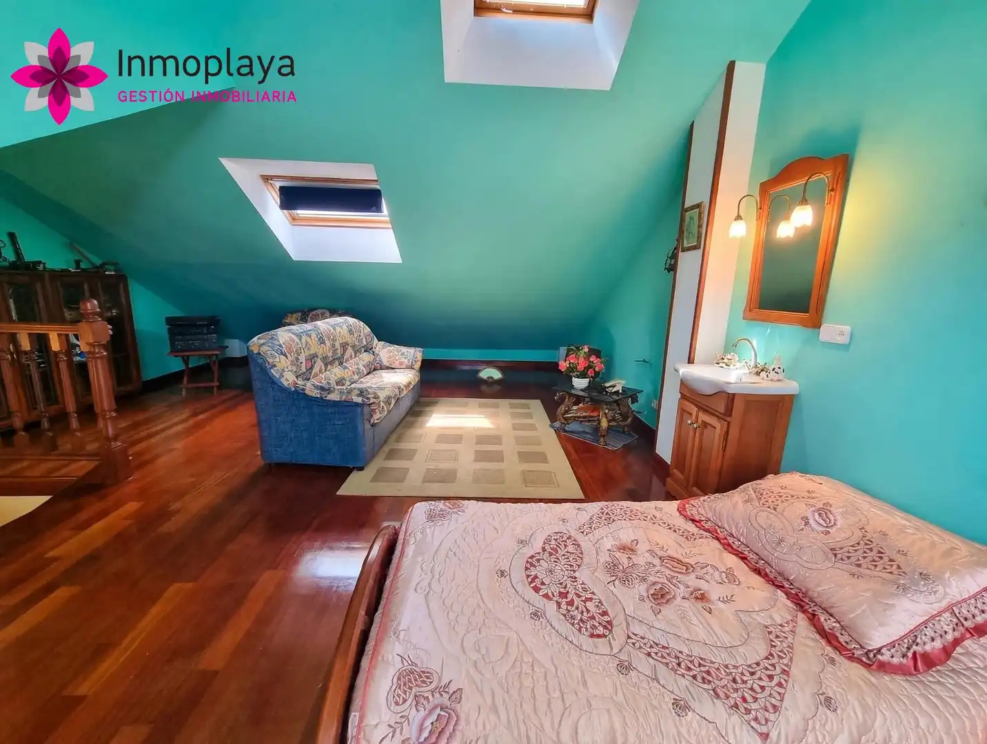 Bedroom of Houses for sale in Argoños   with Heating, Private garden and Terrace