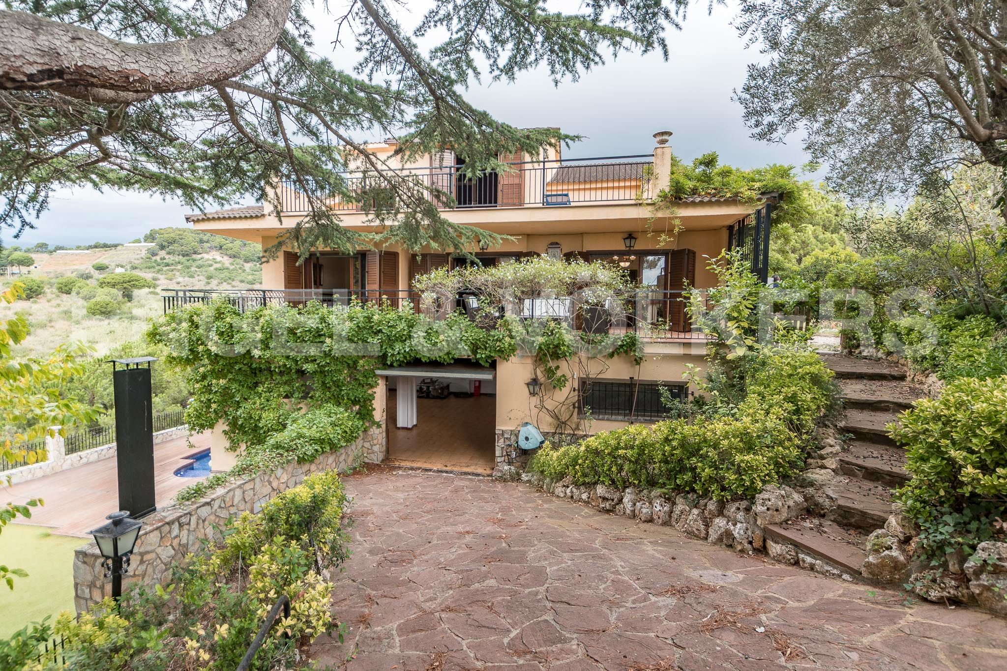 Exterior view of Country house for sale in Sant Pol de Mar  with Air Conditioner, Heating and Private garden
