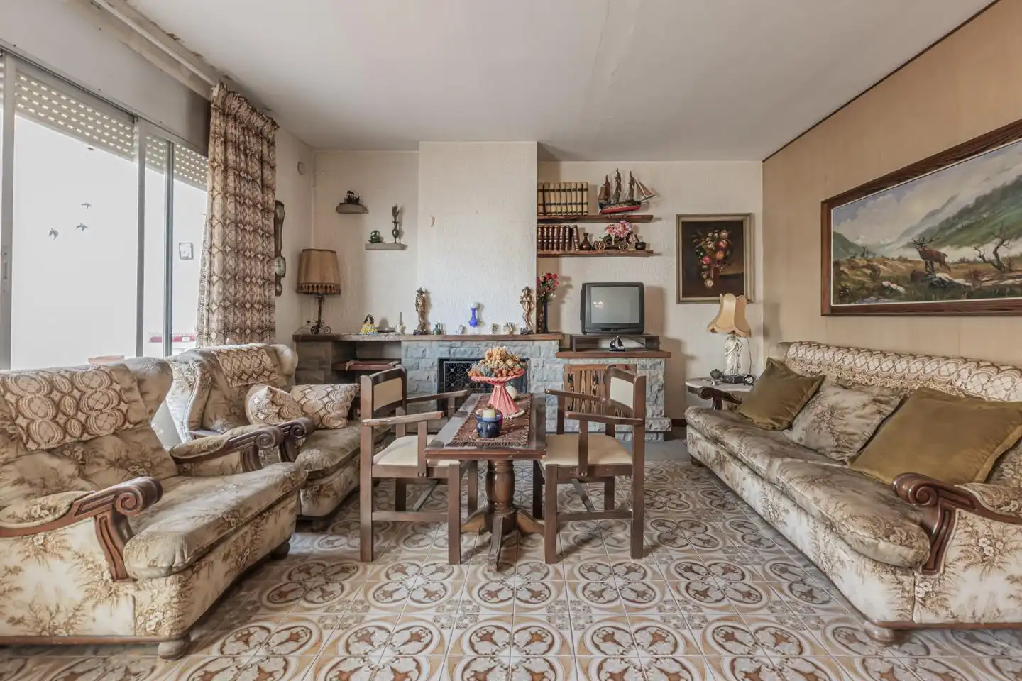 Living room of Flat for sale in Terrassa  with Terrace and Balcony