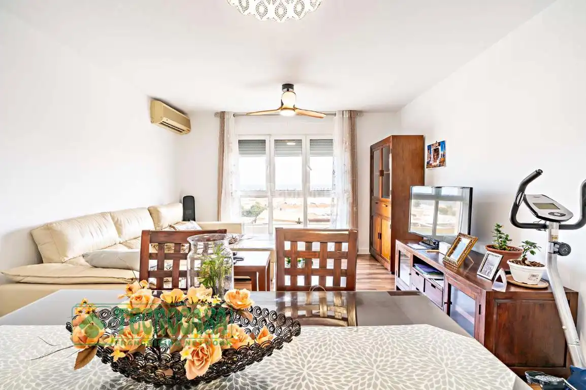 Sala de estar de Piso en venta en Roquetas de Mar con Aire acondicionado