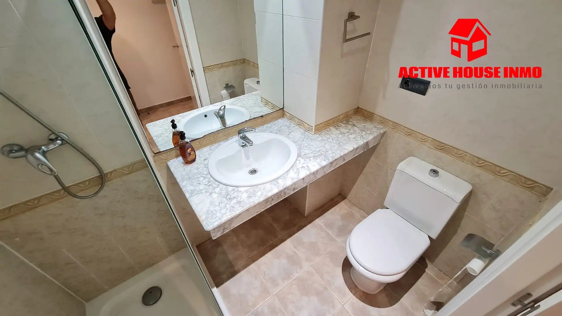 Bathroom of Flat for rent in La Ràpita  with Private garden, Terrace and Furnished