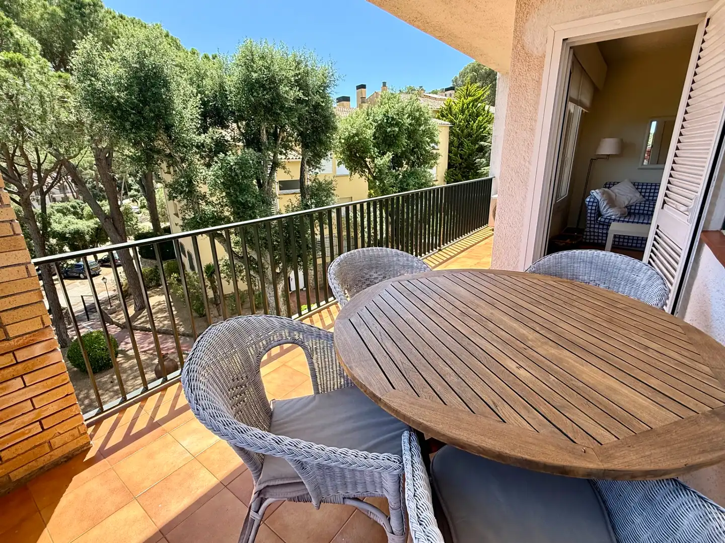 Terrasse von Wohnungen zum Verkauf in Palafrugell mit Klimaanlage, Terrasse und Gemeinschaftspool