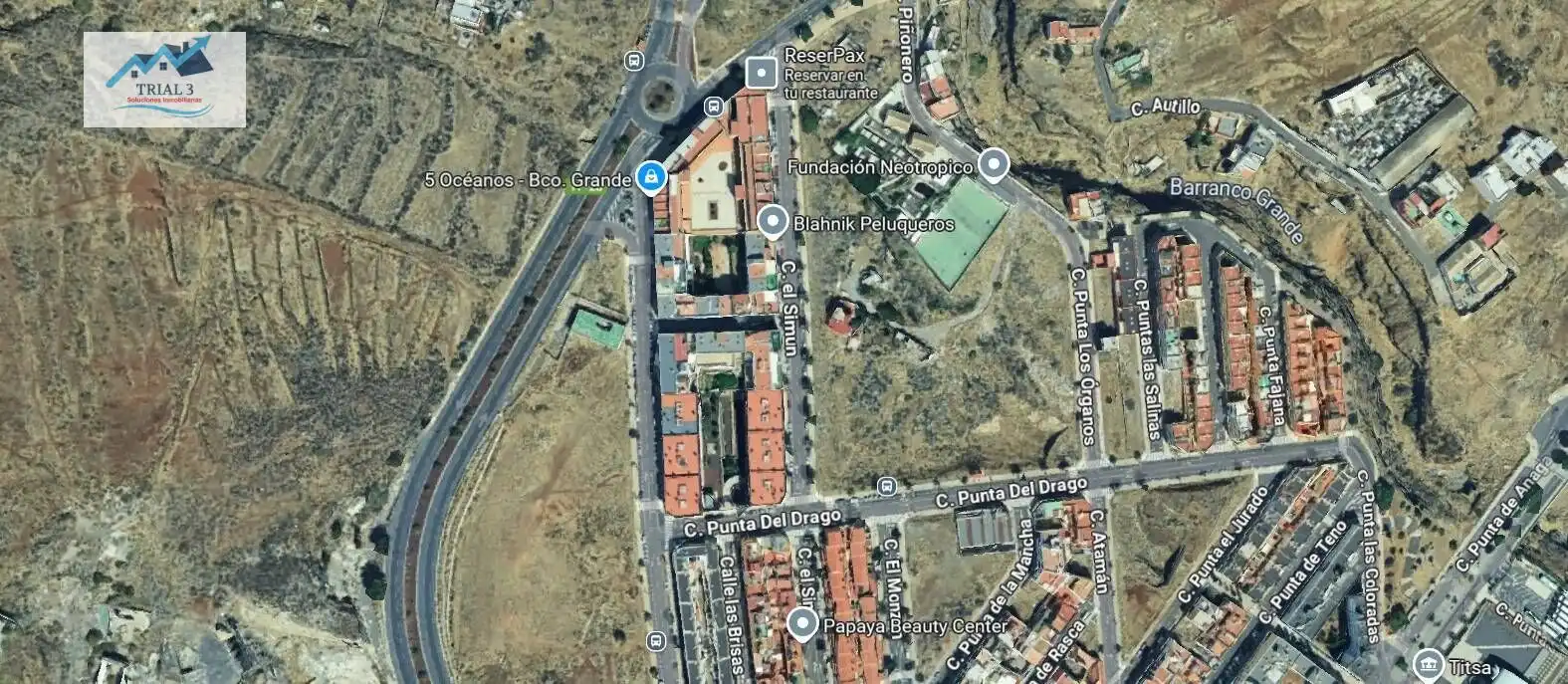 Außenansicht von Wohnung zum Verkauf in Santa Cruz de Tenerife mit Privatgarten und Terrasse