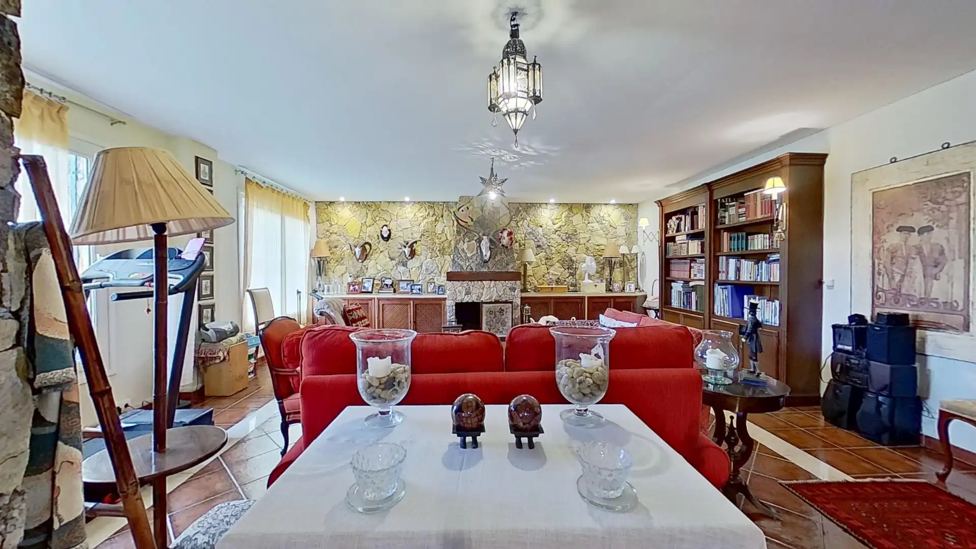 Sala de estar de Casa o chalet en venta en Málaga con Jardín privado, Terraza y Piscina