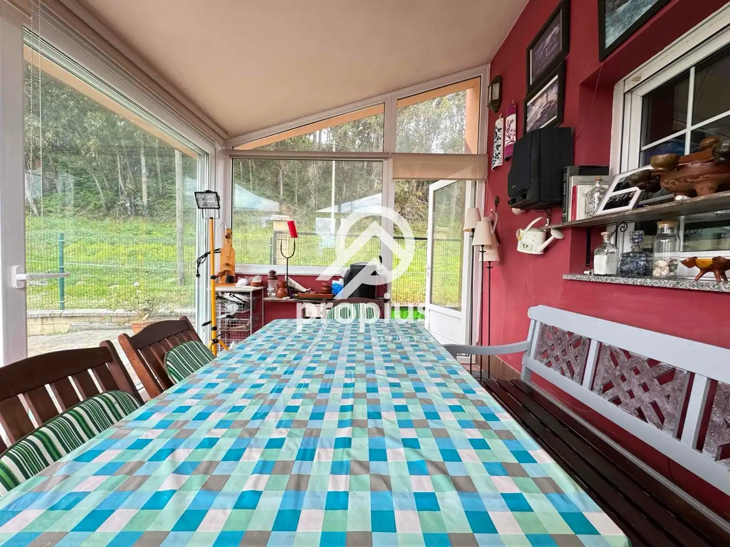 Dining room of Houses for sale in Avilés  with Heating, Private garden and Parquet flooring