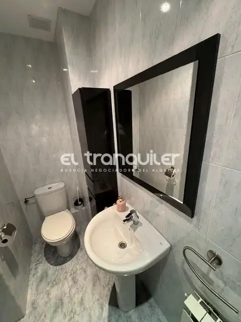 Bathroom of Flat for rent in Madrid  with Terrace and Furnished