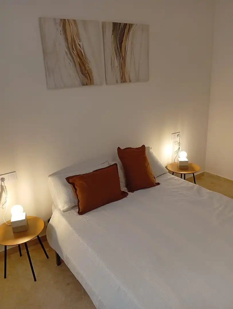 Bedroom of Flat for sale in Málaga