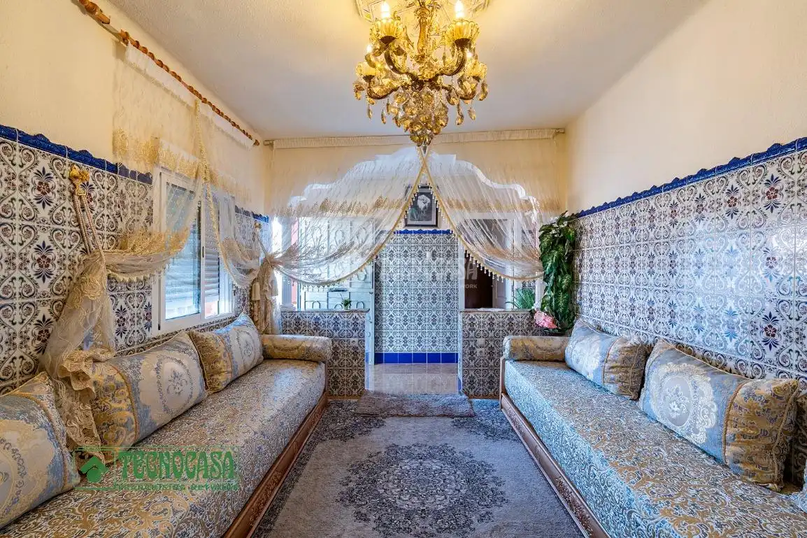 Sala de estar de Casa adosada en venta en Las Norias