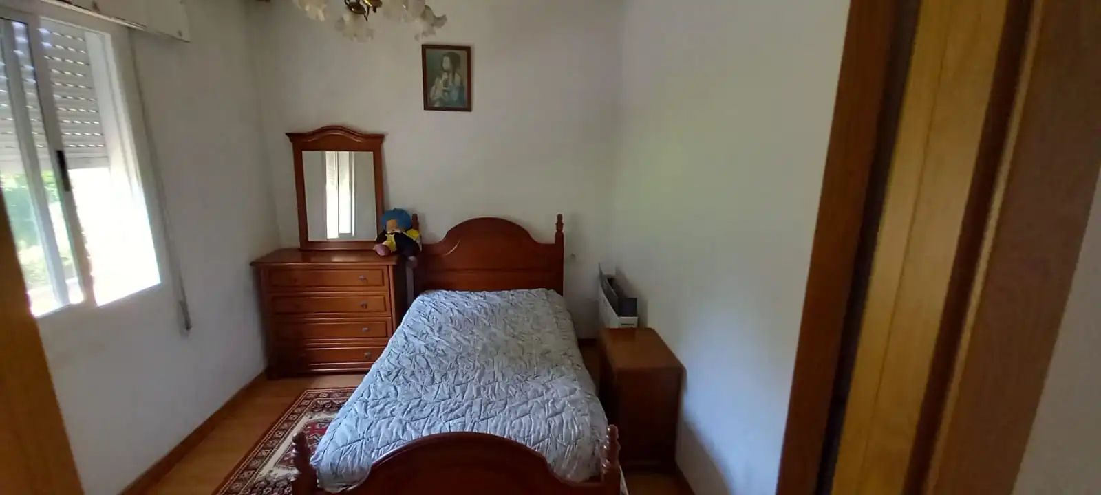 Schlafzimmer von Haus oder Chalet zum Verkauf in Cambados mit Abstellraum, Möbliert und Ofen