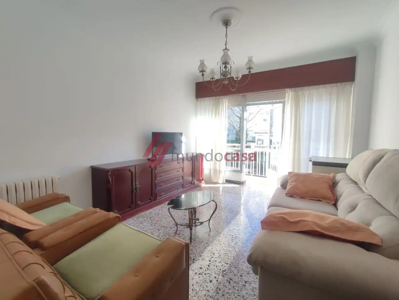 Sala de estar de Piso de alquiler en Ferrol con Calefacción y Amueblado