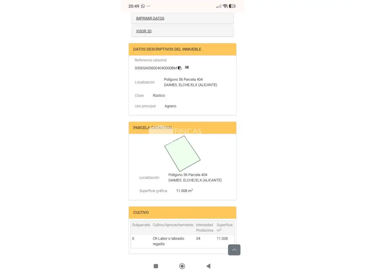 Rustikales Grundstück zum Verkauf in La Foia - Daimés - Asprella, imagen 3