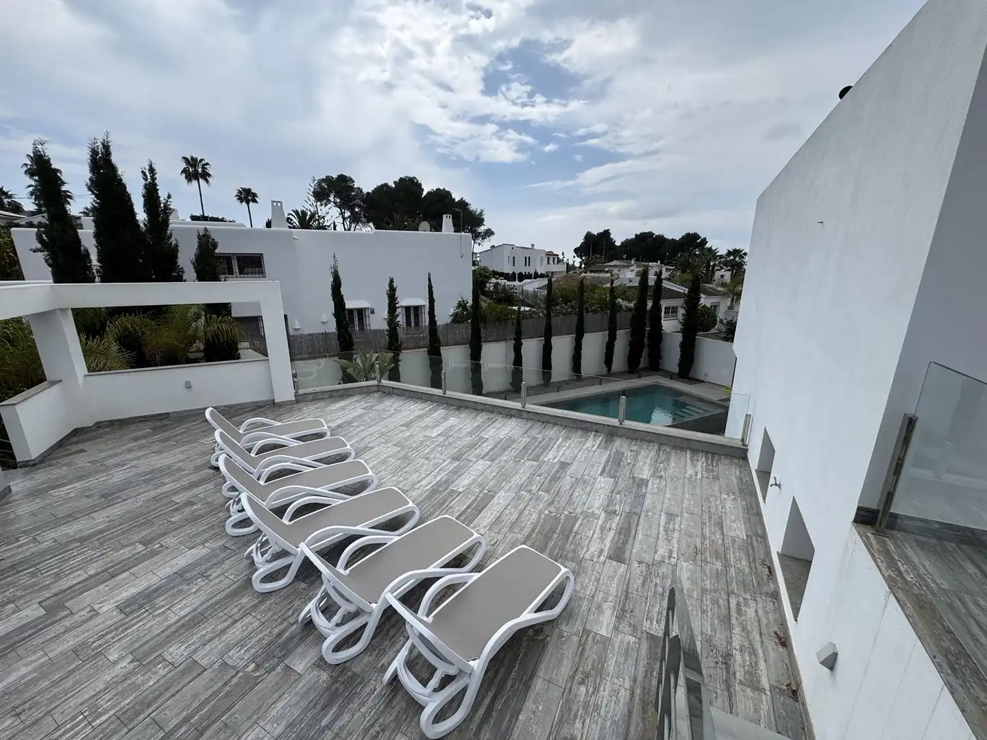 Terrace of Houses for rent in Moraira  with Air Conditioner, Heating and Private garden