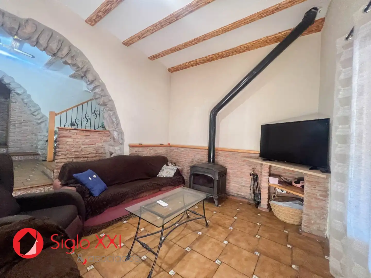 Sala d'estar de Casa o xalet en venda en Alcudia de Veo amb Calefacció, Terrassa i Traster