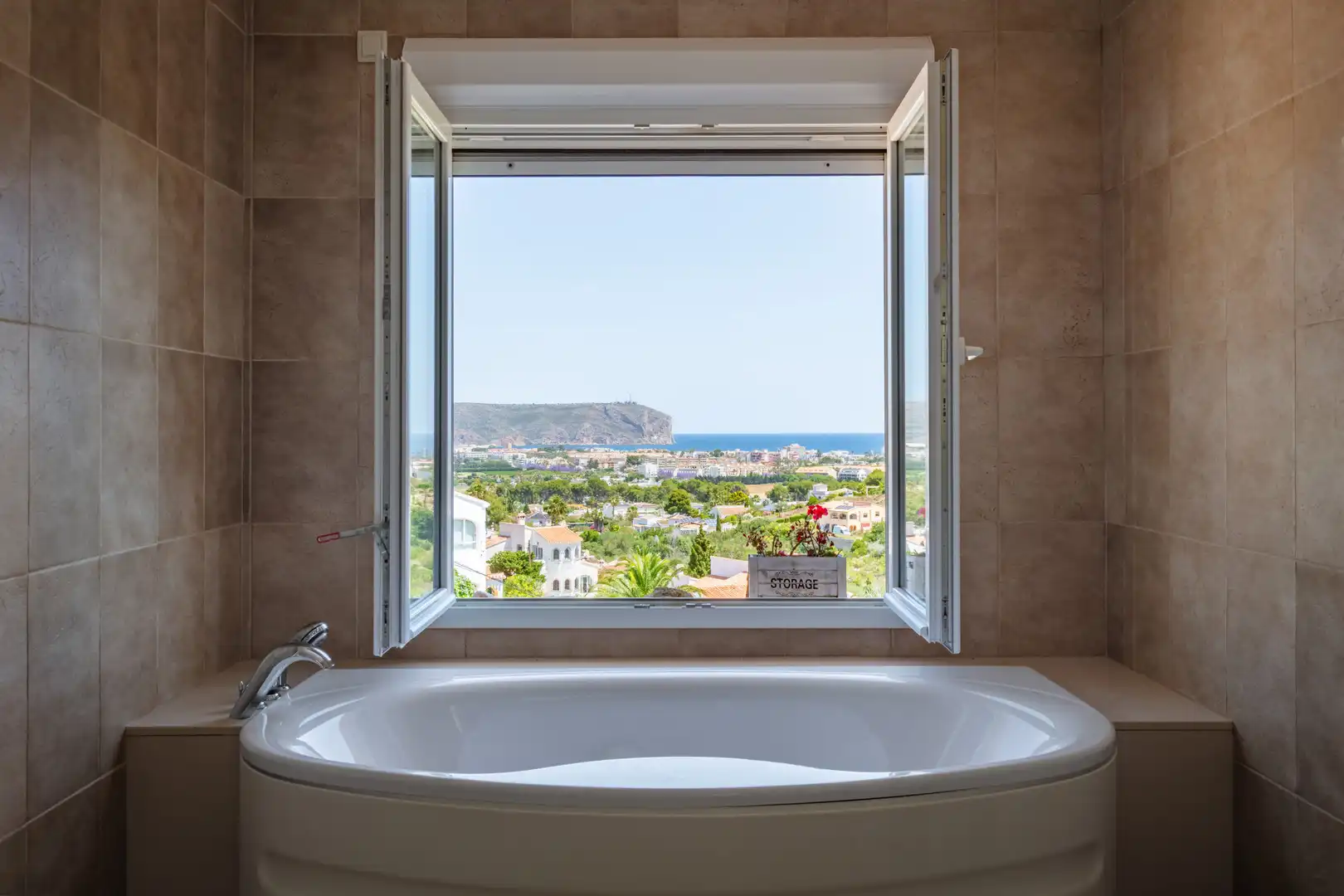 Baño de Casa o chalet en venta en Jávea / Xàbia con Aire acondicionado, Jardín privado y Terraza