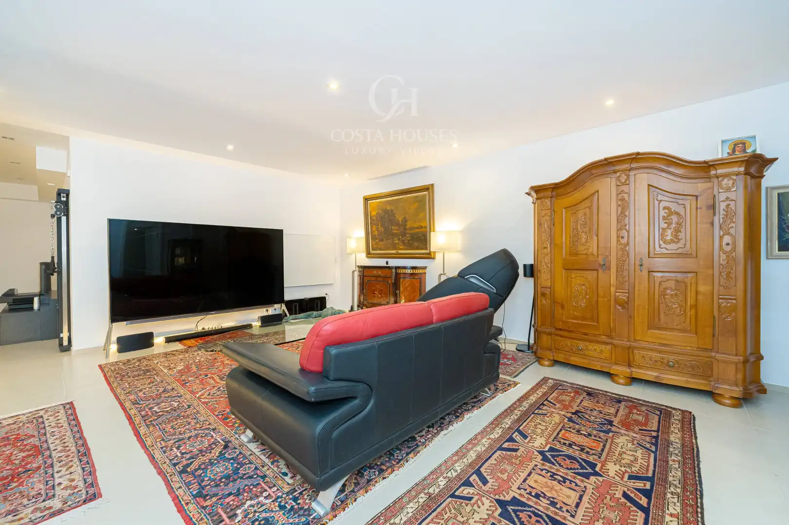 Living room of Houses for sale in Moraira  with Air Conditioner, Heating and Private garden