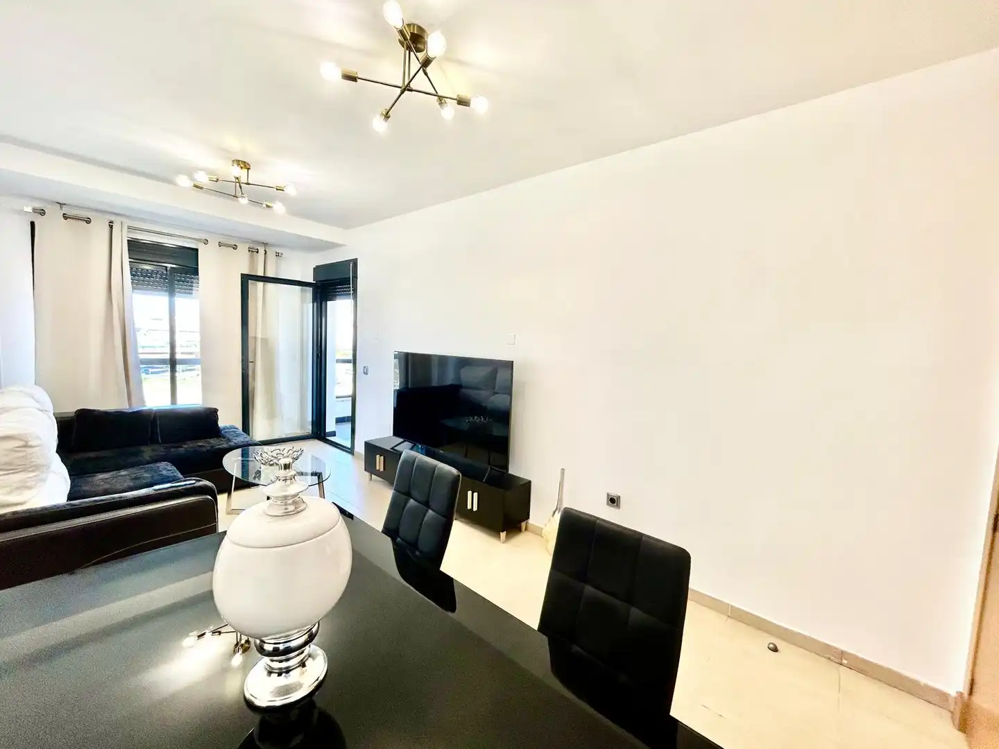 Living room of Flat for sale in Roquetas de Mar  with Air Conditioner, Heating and Terrace