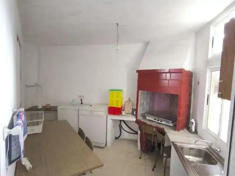 Cocina de Casa adosada en venta en Ribadumia con Jardín privado y Amueblado