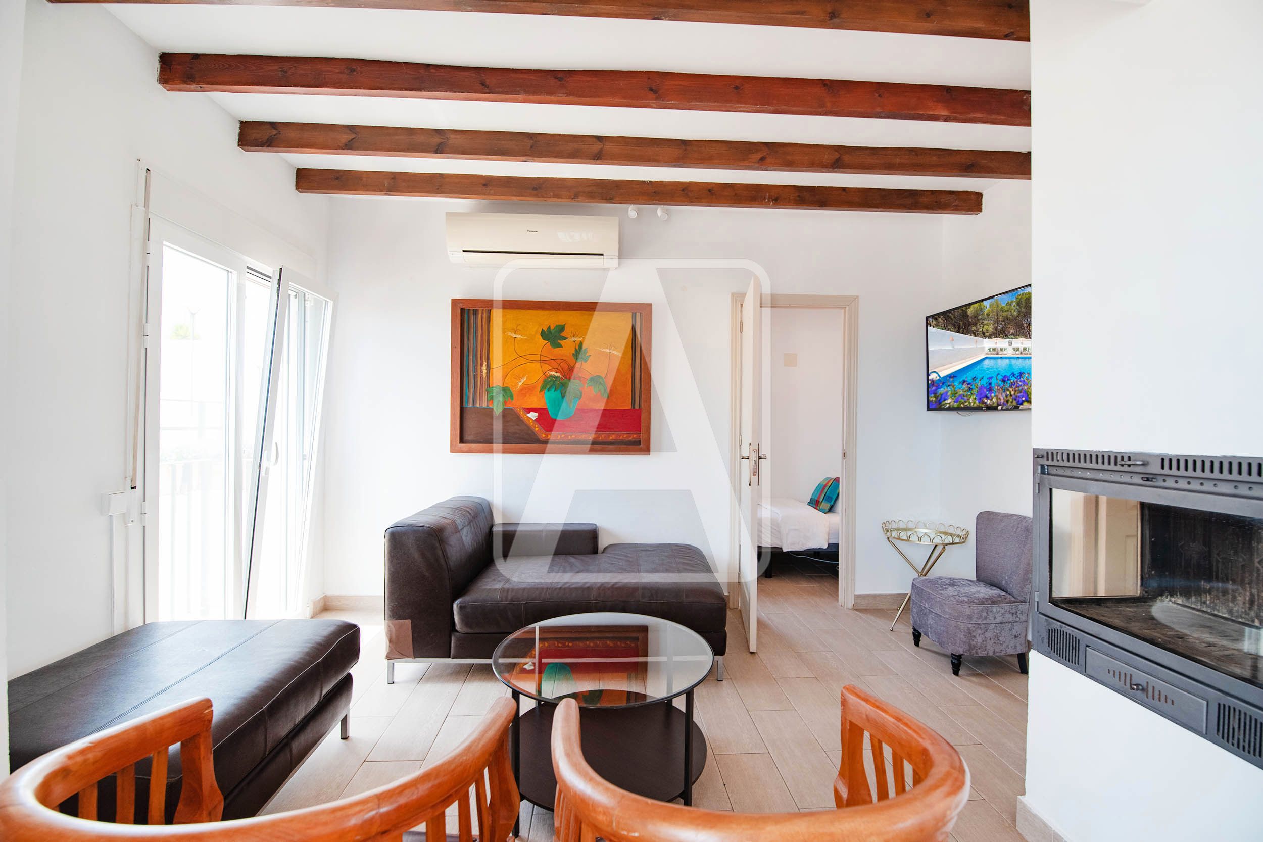 Living room of House or chalet for sale in Benissa  with Air Conditioner, Heating and Private garden