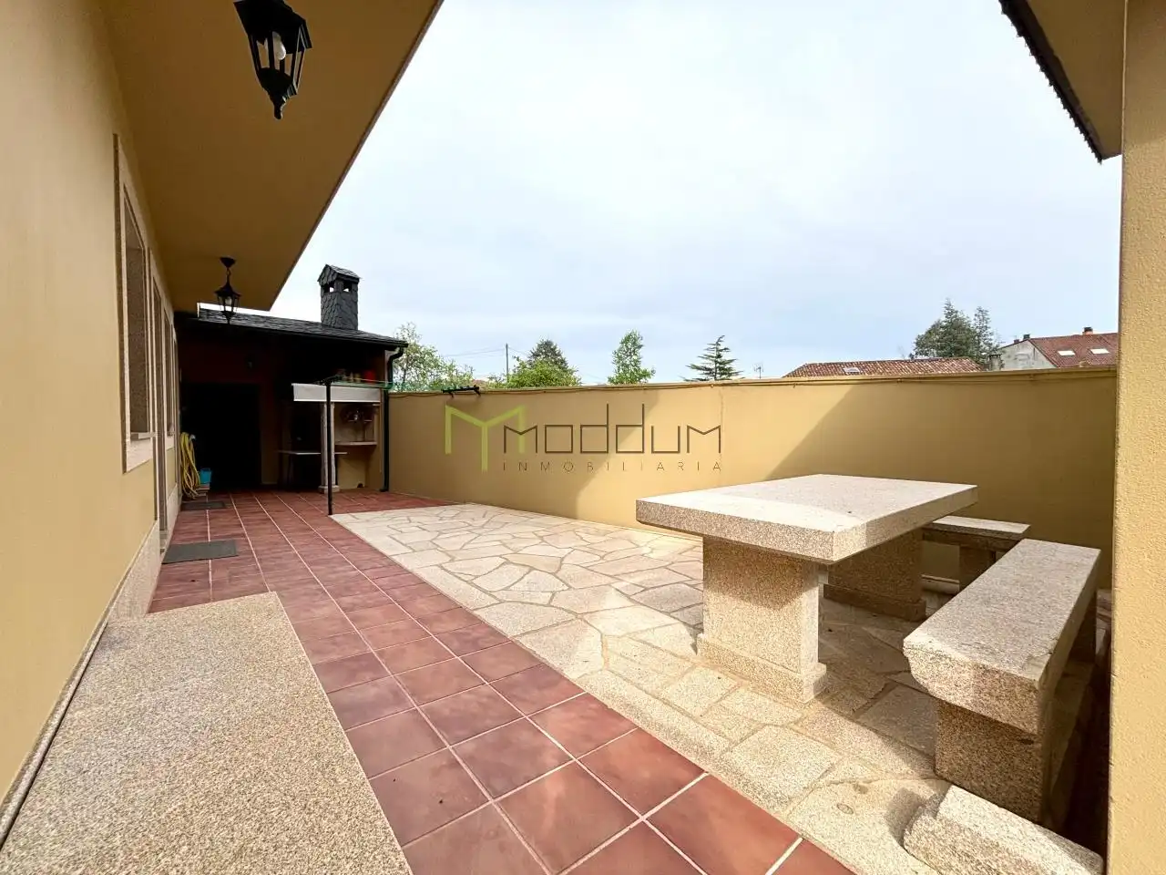 Terraza de Casa o chalet en venta en Ames con Calefacción, Jardín privado y Parquet