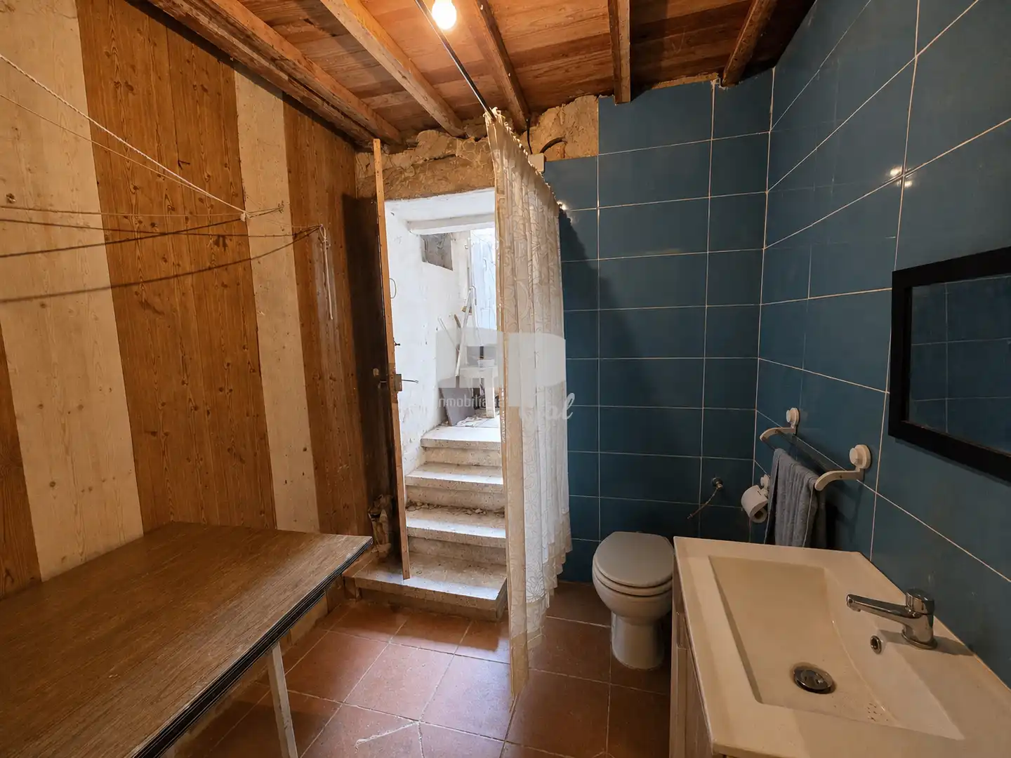Badezimmer von Haus oder Chalet zum Verkauf in Redondela mit Privatgarten