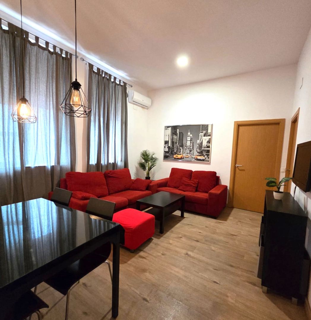 Sala d'estar de Pis en venda en Badajoz Capital amb Aire condicionat, Calefacció i Parquet