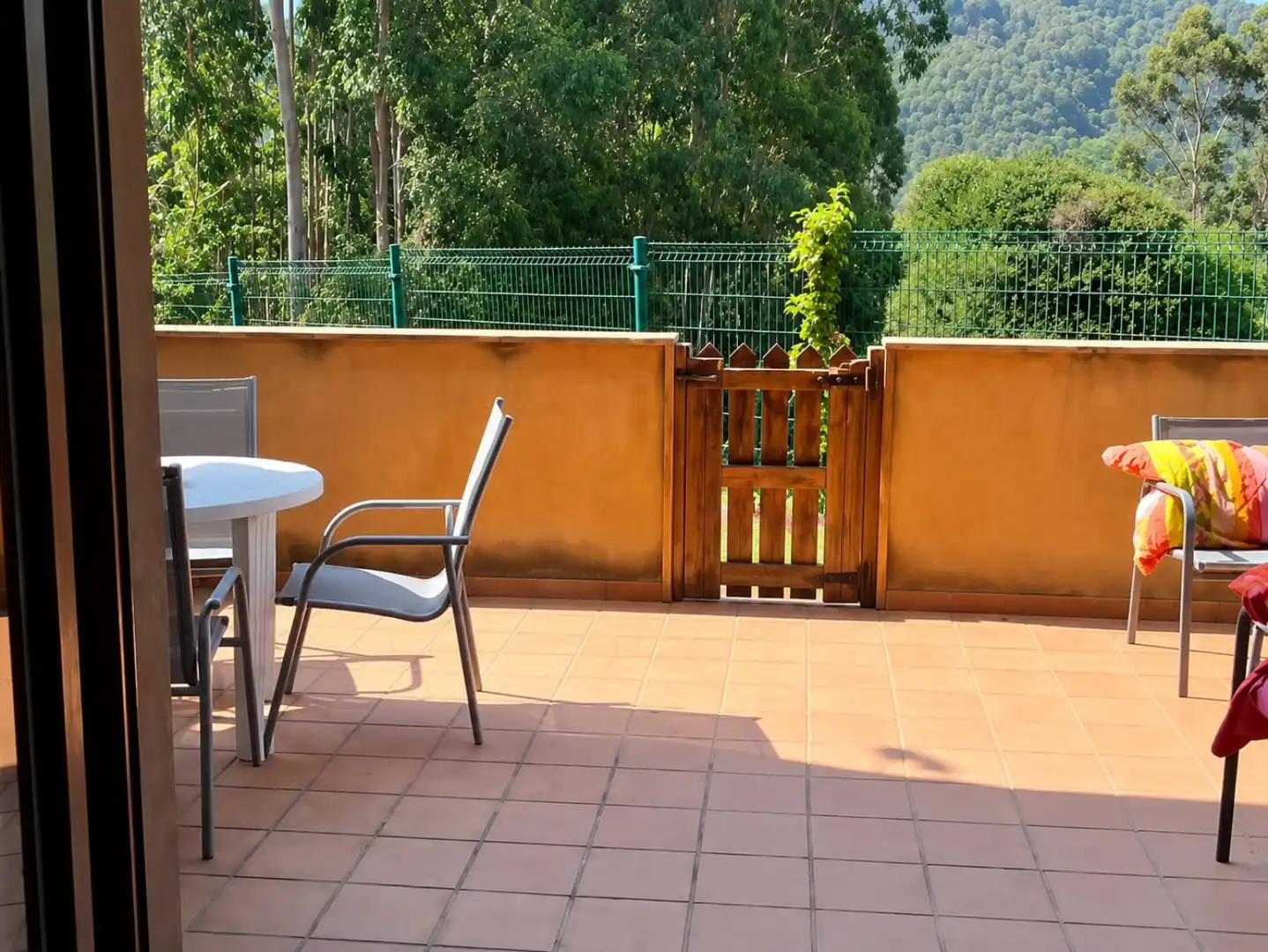 Terrasse von Wohnung zum Verkauf in Rionansa mit Heizung, Privatgarten und Parkett