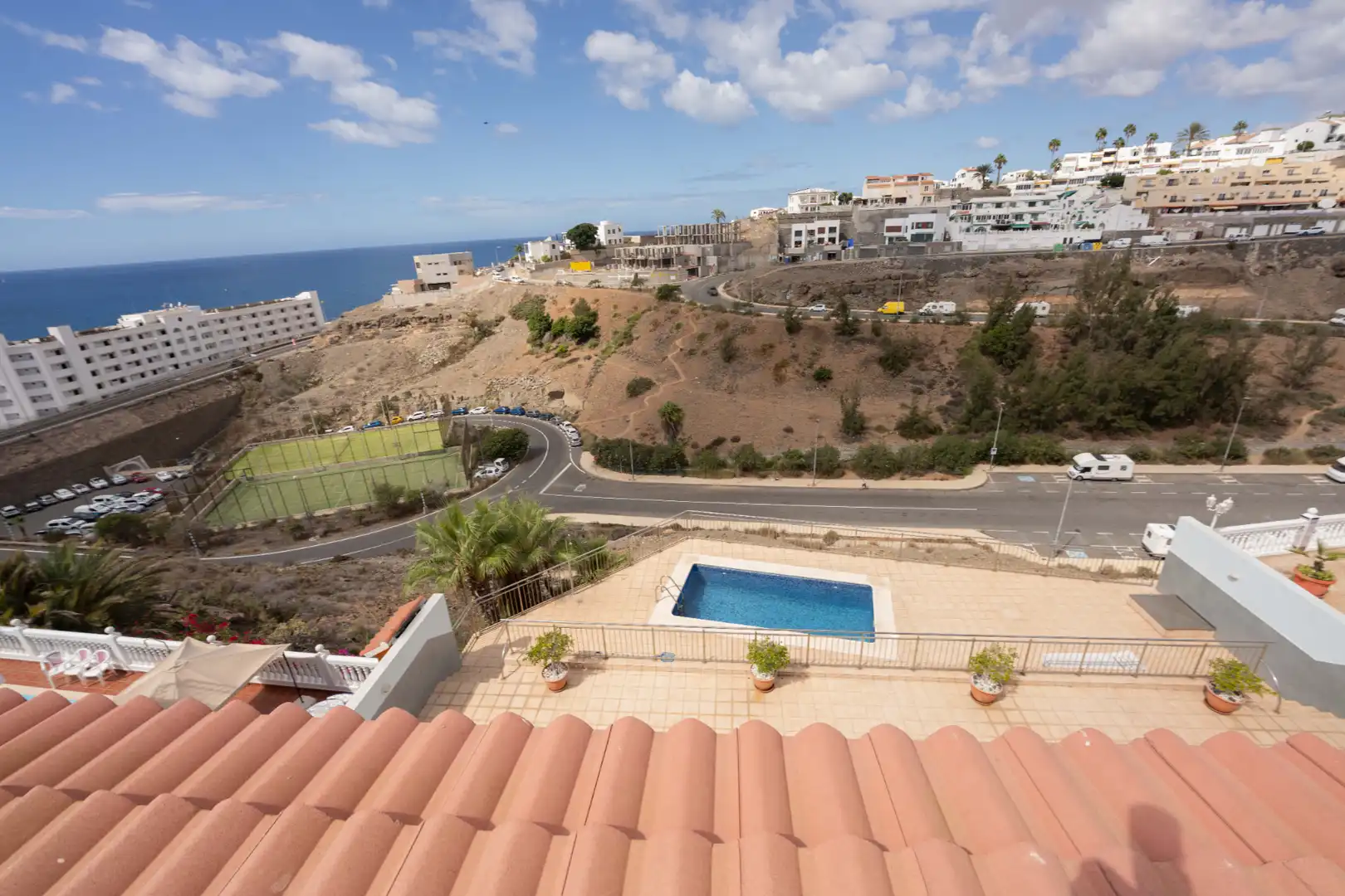 Vista exterior de Piso en venta en Mogán con Terraza, Amueblado y Horno