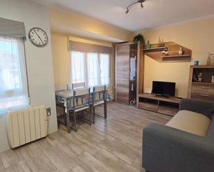 Living room of Flat for sale in Gijón   with Heating, Parquet flooring and Furnished