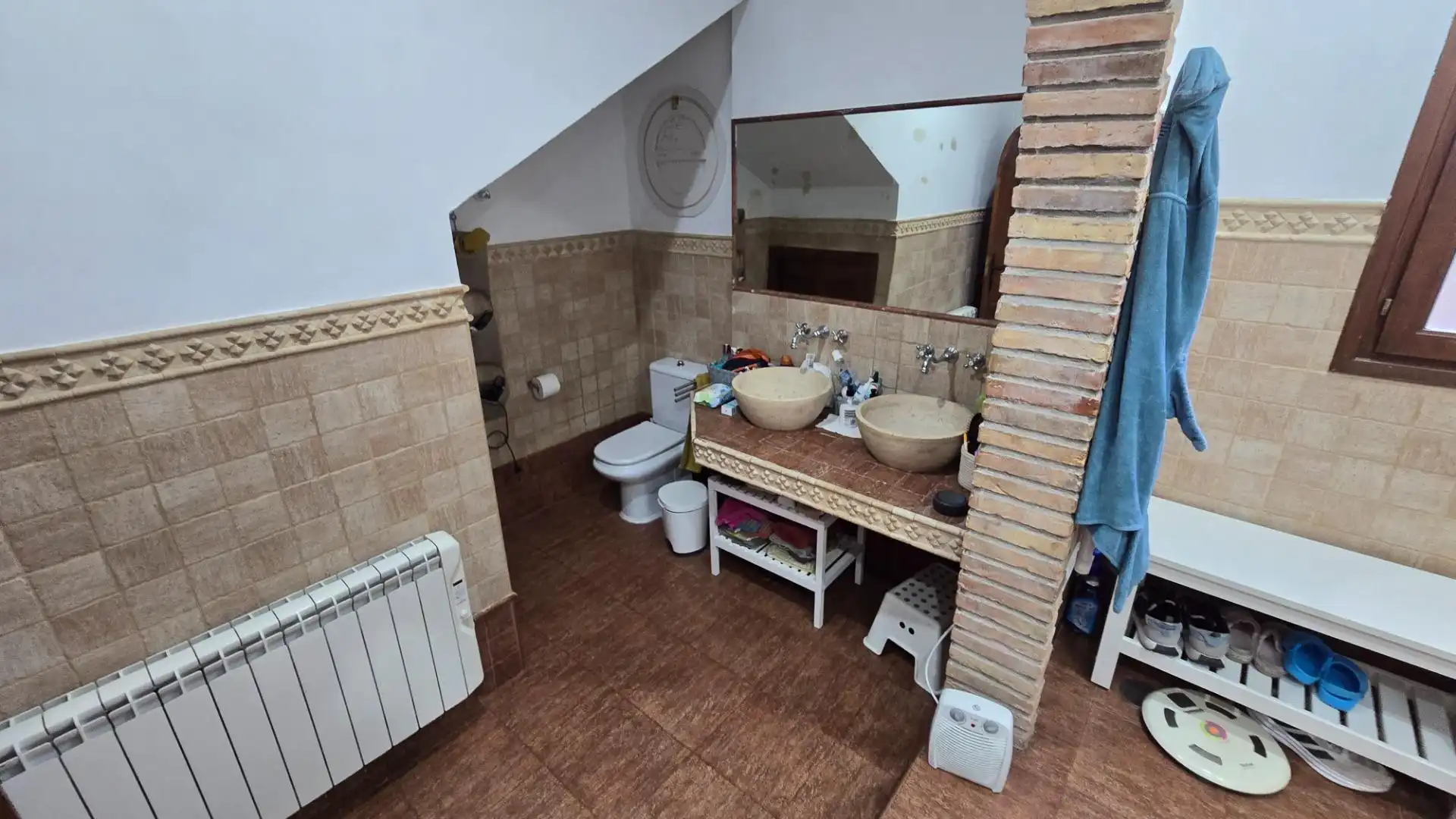 Bathroom of Houses for sale in Elche / Elx  with Air Conditioner, Private garden and Terrace