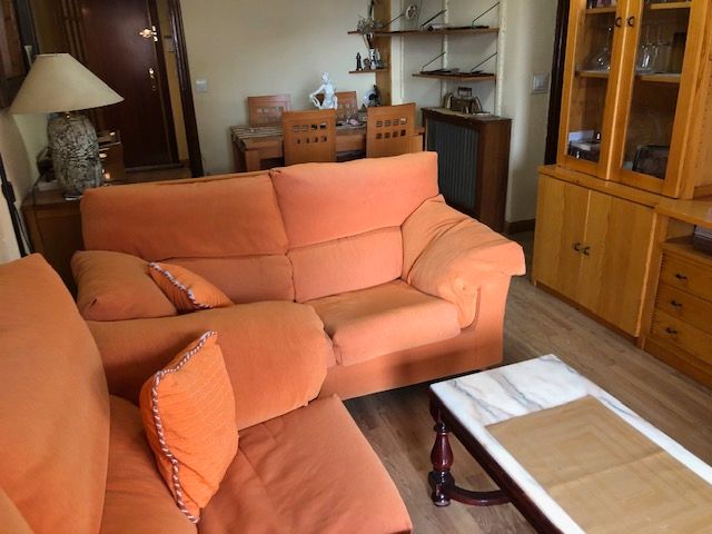 Sala d'estar de Pis en venda en Alcorcón amb Aire condicionat, Calefacció i Jardí privat