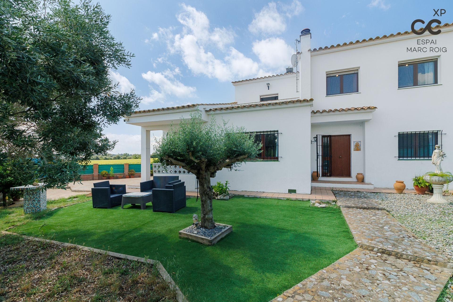 Garden of Single-family semi-detached for sale in Avinyonet de Puigventós  with Heating, Private garden and Terrace