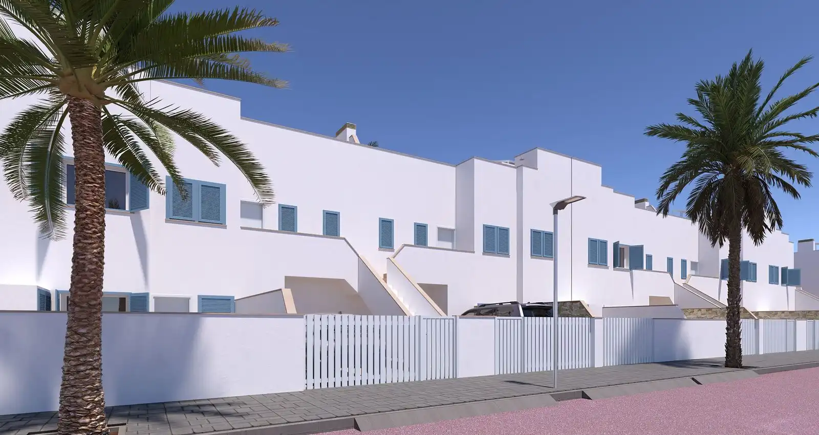 Vista exterior de Apartamento en venta en Pilar de la Horadada con Jardín privado, Terraza y Piscina comunitaria