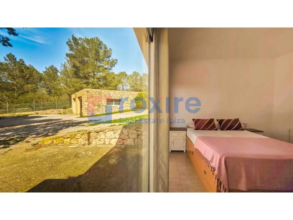 Garden of Houses for rent in Sant Antoni de Portmany  with Air Conditioner, Private garden and Terrace