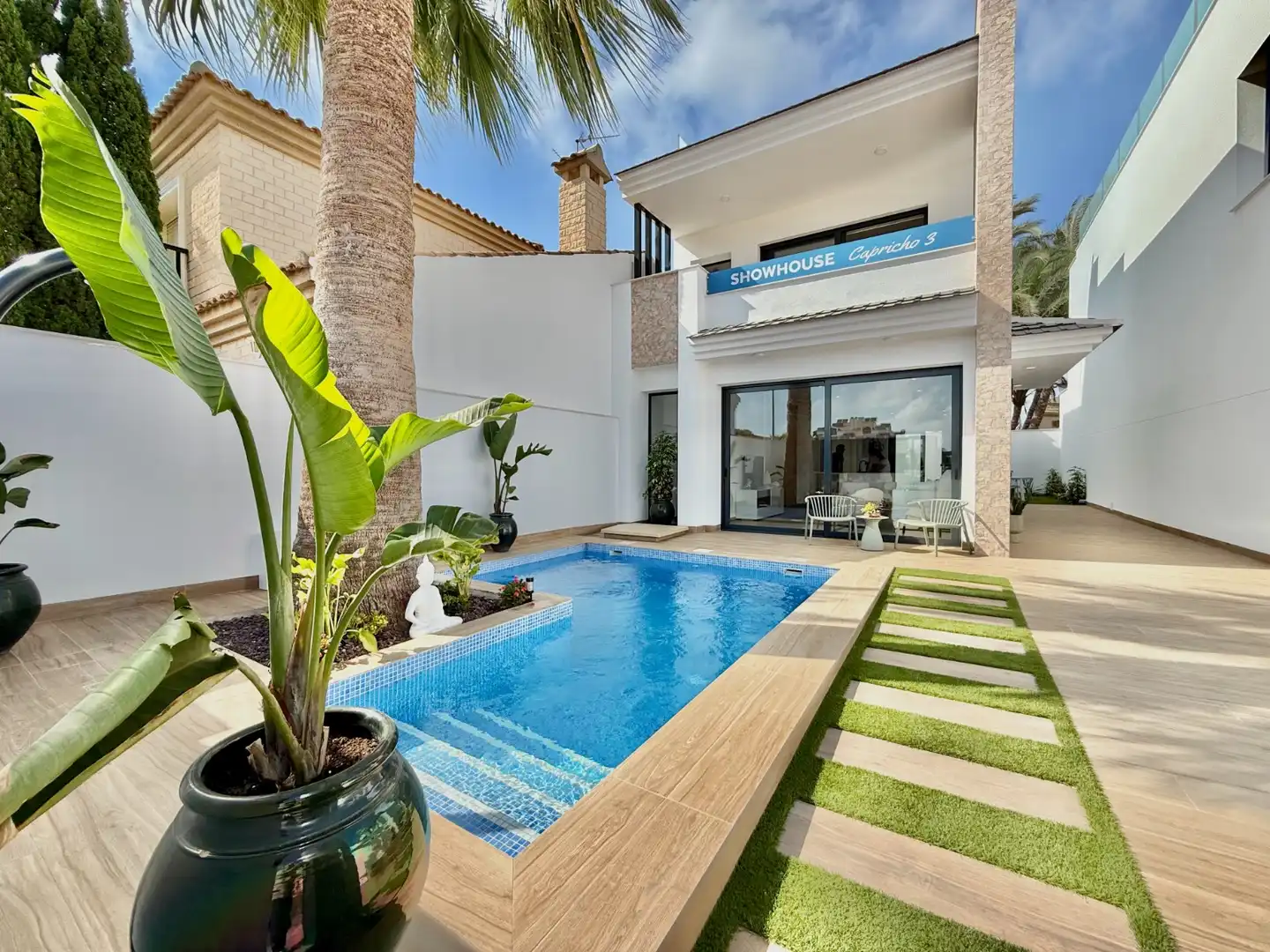 Piscina de Casa o chalet en venta en San Pedro del Pinatar con Jardín privado, Terraza y Trastero