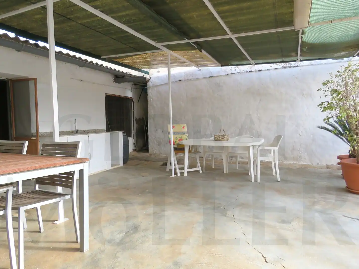 Cuina de Casa o xalet en venda en Cartagena amb Jardí privat i Traster