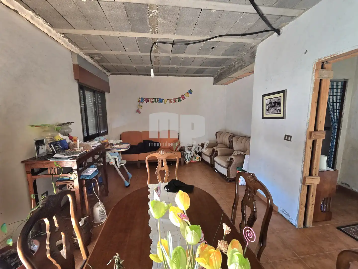 Sala de estar de Casa o chalet en venta en Mos con Jardín privado y Terraza