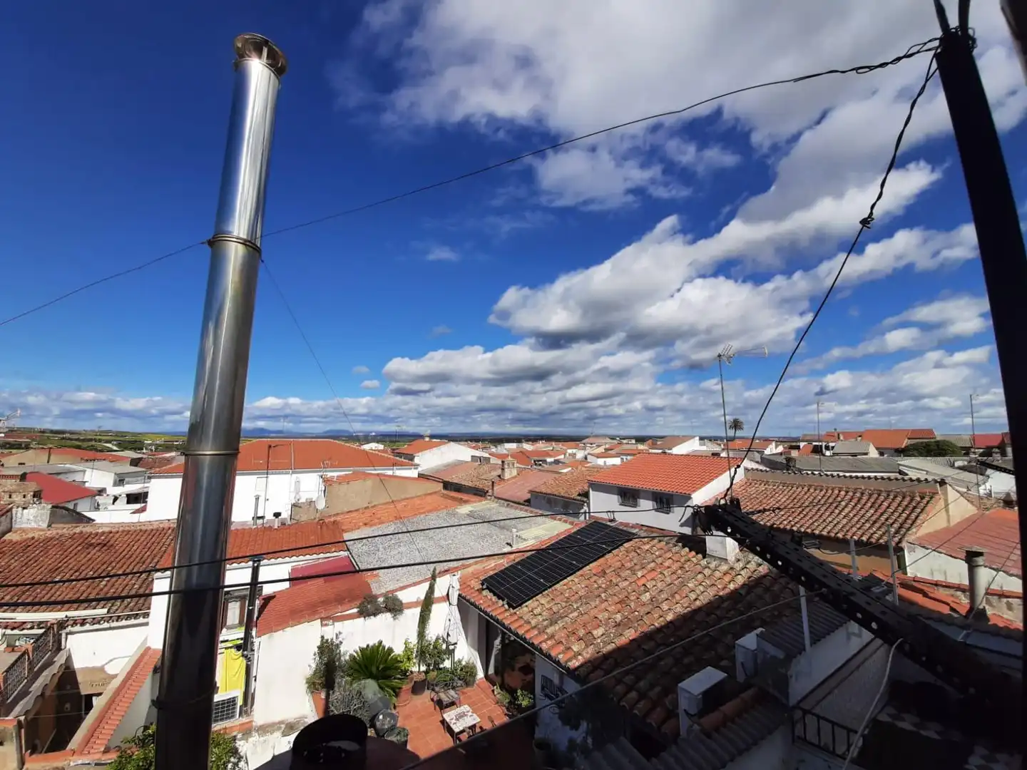Außenansicht von Wohnung zum Verkauf in Casar de Cáceres mit Klimaanlage, Terrasse und Balkon