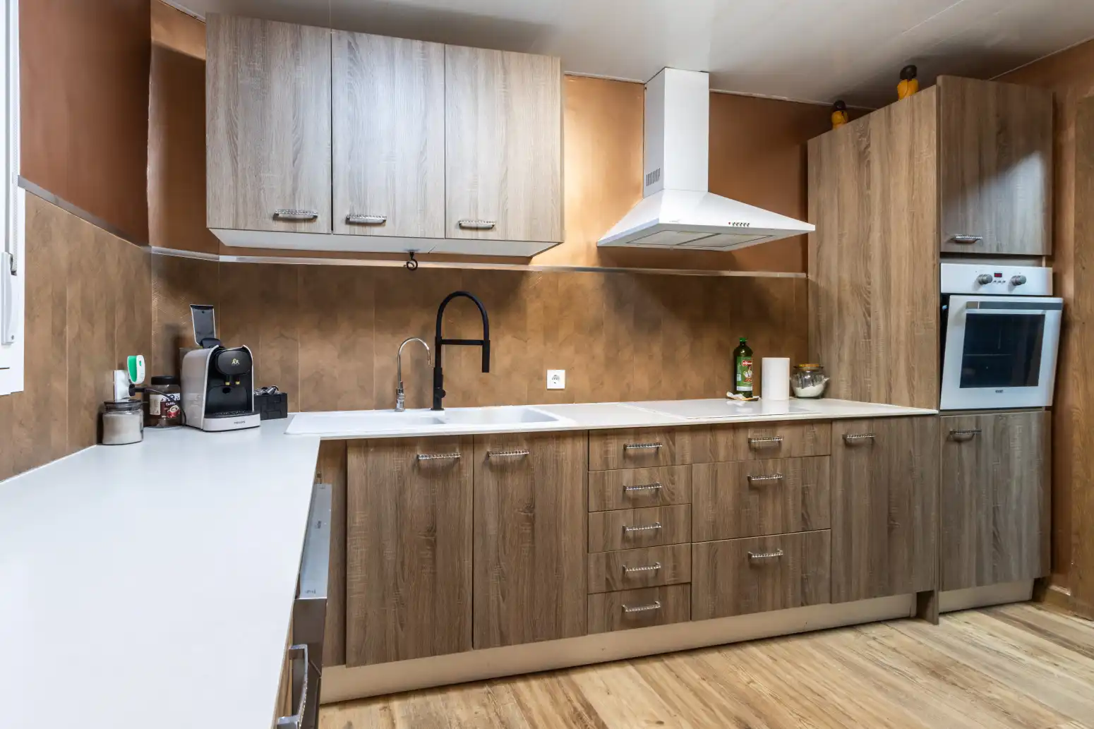 Kitchen of Flat for sale in Terrassa  with Parquet flooring, Terrace and Balcony