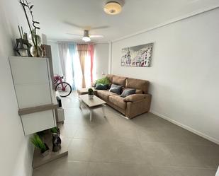 Living room of Flat to rent in  Madrid Capital  with Air Conditioner and Terrace