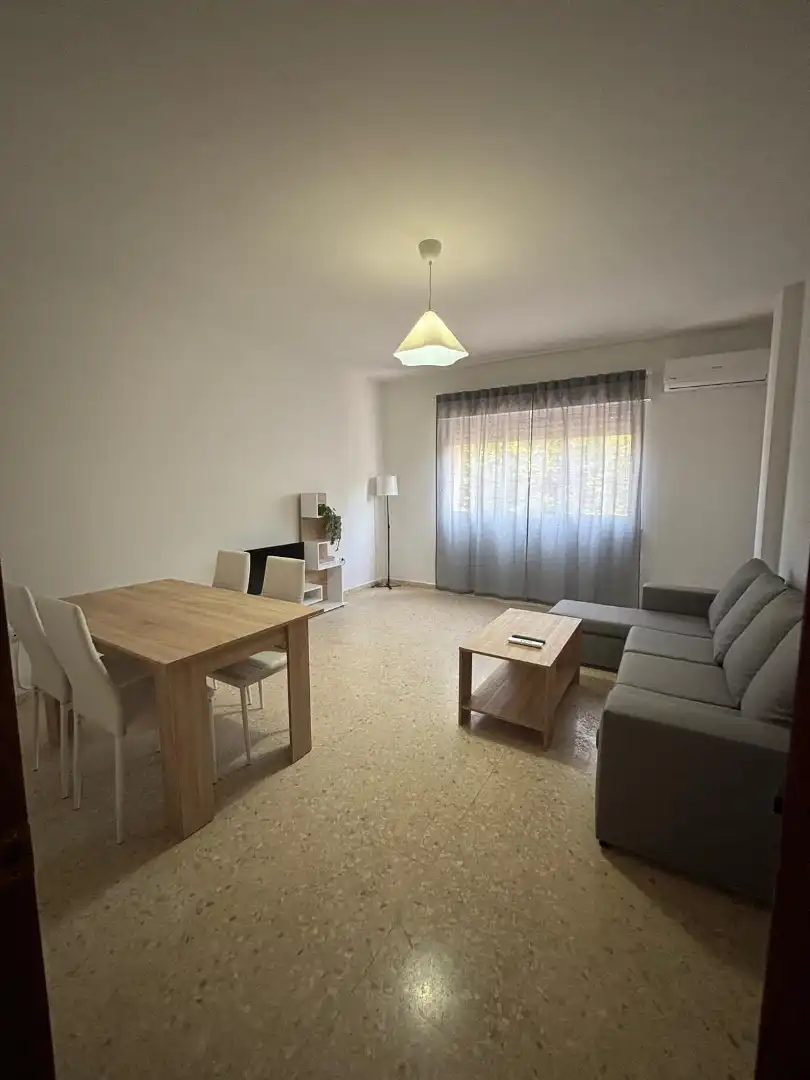 Sala d'estar de Pis de lloguer en Almendralejo amb Aire condicionat, Moblat i Forn