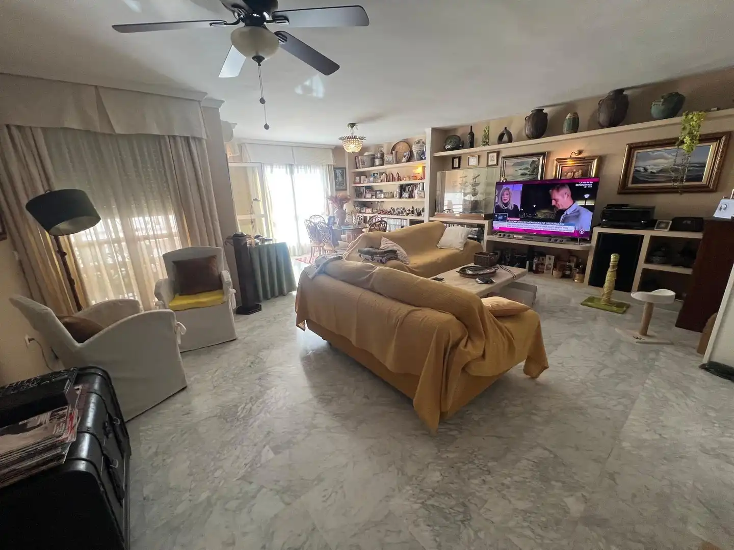 Living room of Flat for sale in Málaga  with Air Conditioner, Heating and Community pool
