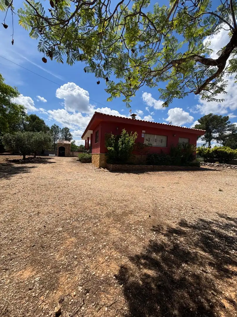 Vista exterior de Casa o chalet en venta en Catadau con Aire acondicionado, Jardín privado y Terraza